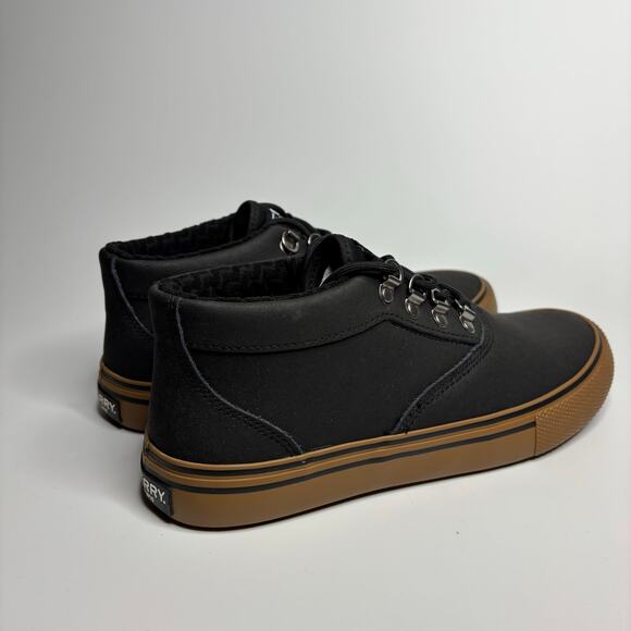 Sperry Men\'s Striper Storm Chukka Winter Boot in Black Waterproof Leather main image 9